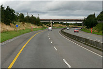S3893 : Local Road L5674 crossing the M7 Motorway by David Dixon