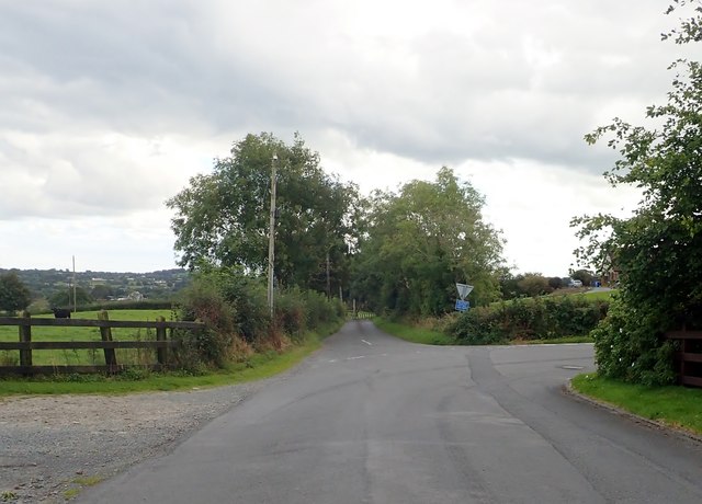 The Donaldsons Road junction on an acute... © Eric Jones :: Geograph ...