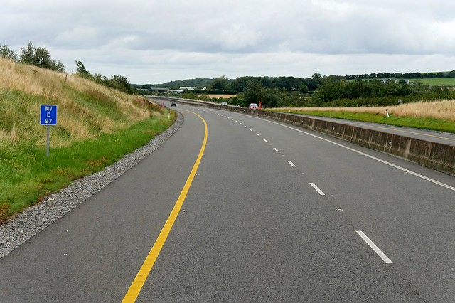 Eastbound M7 at Location Reference E97