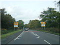 A53 at Blackshaw Moor village boundary