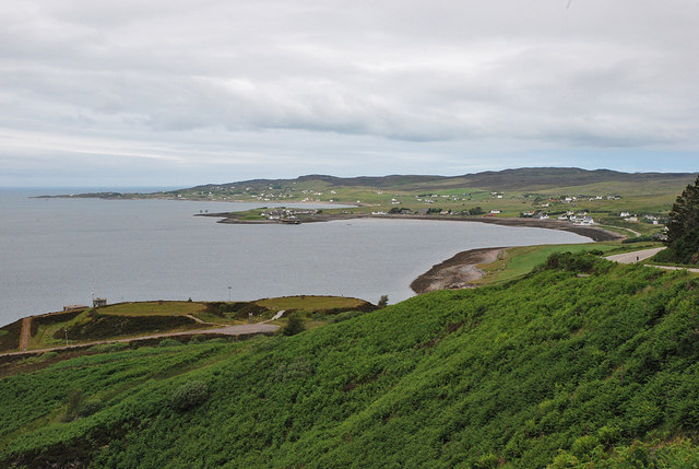 View towards Aultbea from the A832 viewpoint