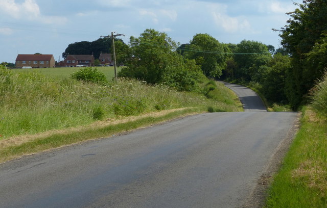Old Post Lane towards North Witham