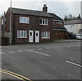 Two white front doors, Brunswick Road, Buckley