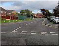 North along Church Road, Buckley