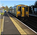 Northbound train leaving Buckley Station