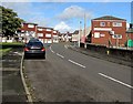 North along Brook Street, Buckley