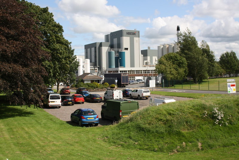 Nescafe factory viewed from Carlisle... © Roger Templeman cc-by-sa/2.0 ...