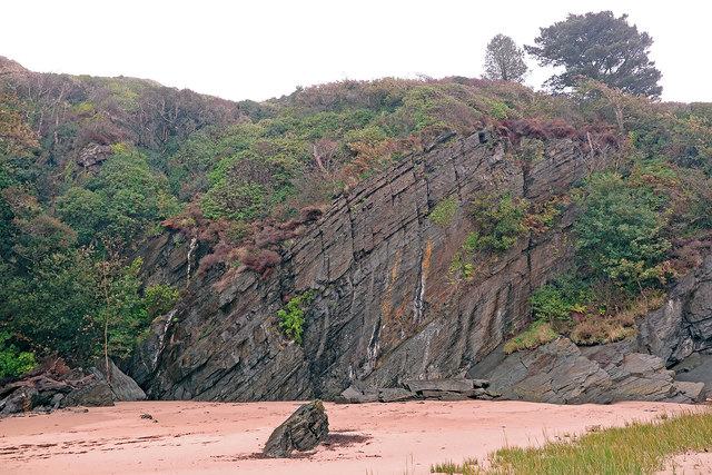 Cliff near Portmeirion