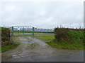 Entrance to the solar farm at Tredinnick Fields