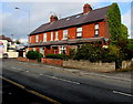 Row of brick houses, Chester Road, Buckley