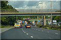SJ5699 : Ashton-in-Makerfield : M6 Motorway by Lewis Clarke