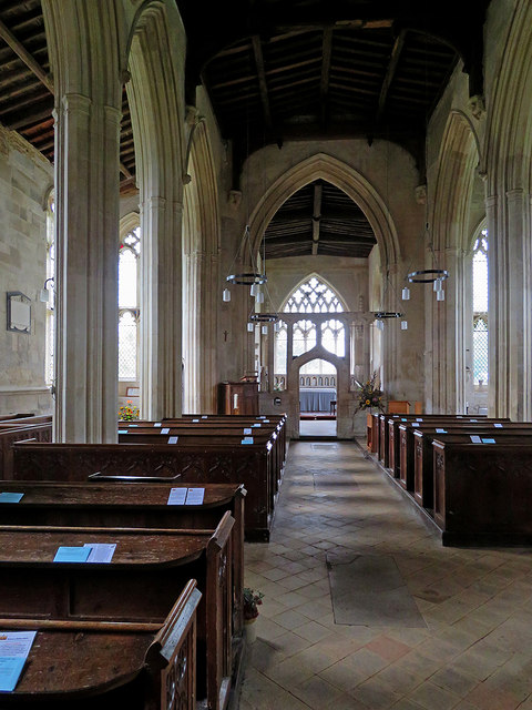 Harlton: nave, aisles and chancel