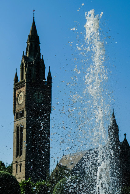 Clock Tower and Fountain