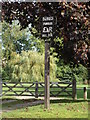 TL9033 : Bures Jubilee sign on the B1508 Colchester Road by Geographer