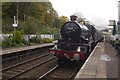 SJ2837 : 7029 Clun Castle passing through Chirk Station by Richard Webb