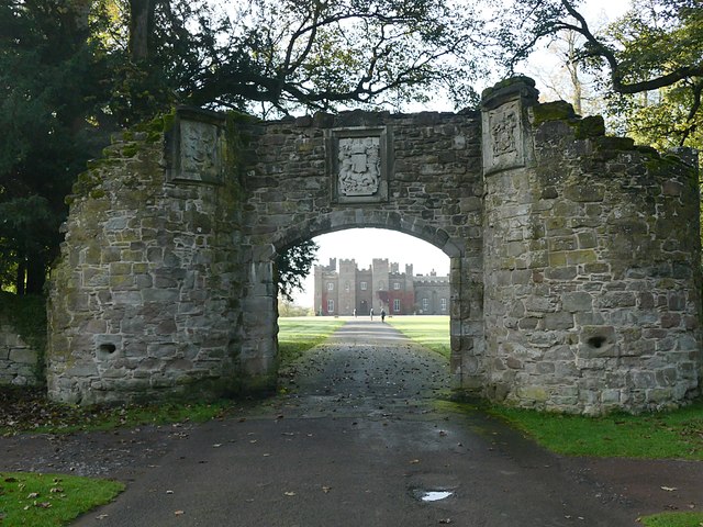 Old gateway at Scone Palace