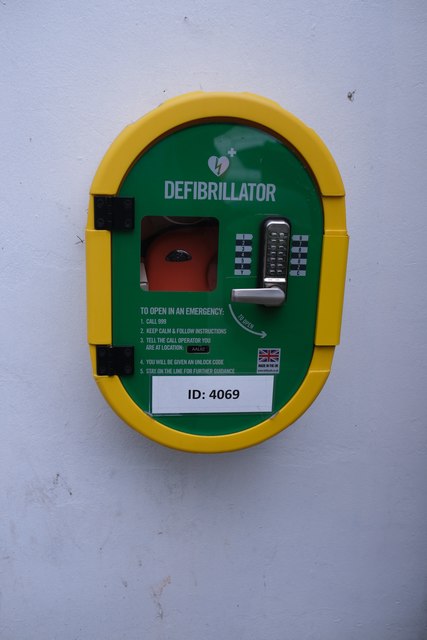 Defibrillator at the post office