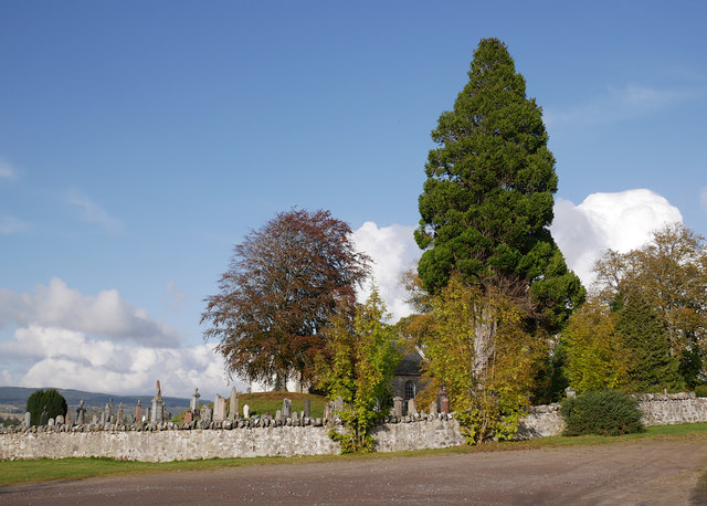 Trees, Tomnacross Cemetery