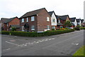 Modern housing at Kirkland Road / Kirkland Fold junction