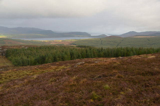 View east from Cona' Chreag, Ross-shire