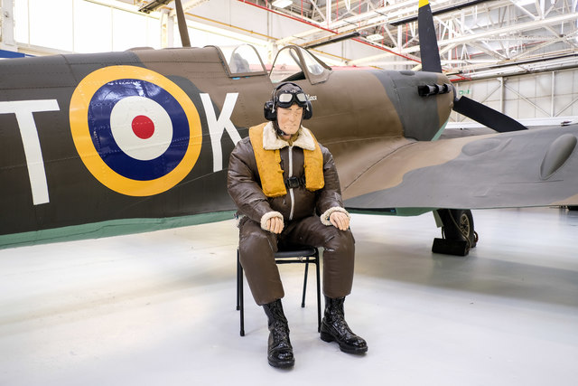 James May's 1:1 Scale Airfix Spitfire, RAF Museum Cosford
