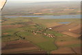 Wardy Hill and the flooded Ouse Washes: aerial 2019