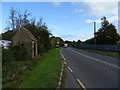 Bus stop and shelter on the A48, Broadoak