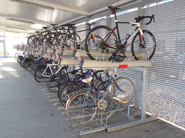 Dundee Station Cycle Park (interior)
