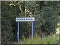 TL8521 : Coggeshall Village Name sign by Geographer