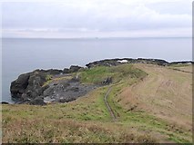 NT4699 : Headland west of Kincraig Point by Oliver Dixon