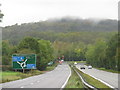 A22 approaching Godstone interchange