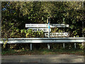 Signpost on Halstead Road