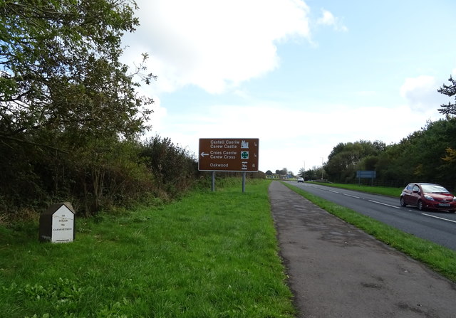 A477 towards St Clears © JThomas :: Geograph Britain and Ireland