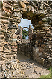 NU1241 : Lindisfarne Priory by Ian Capper