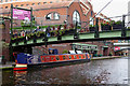 Canal footbridge in Birmingham City Centre