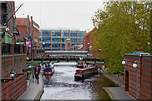 SP0686 : Birmingham Canal Navigations in the city centre by Roger  D Kidd