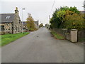 Letter Road approaching the B977 in Lyne of Skene