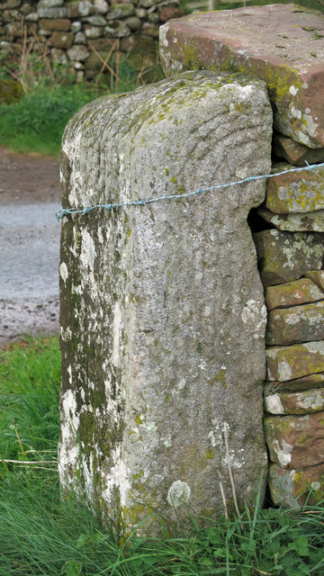 Incised stone by a field gate (2)