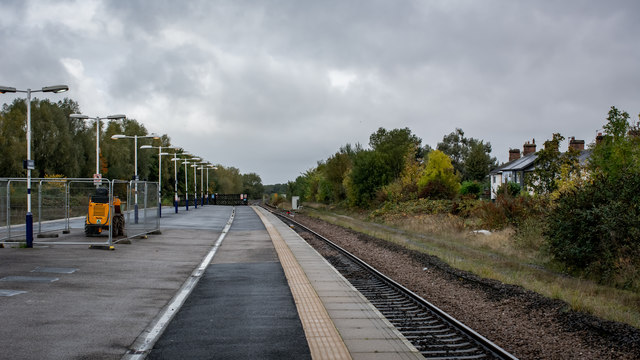 Eaglescliffe Station - south bound platform
