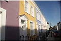 View of coloured houses on Hillgate Place #2