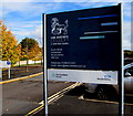 Earl Mortimer College & Sixth Form Centre nameboard, Leominster