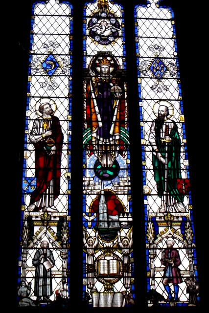 Cowper & Newton window in SS Peter & Paul's Church