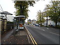 Bus stop and shelter on Cardiff Road, Newport 