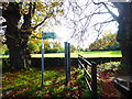 Signpost at Trosley Court