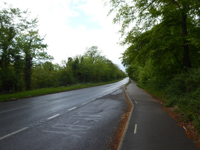 Lay-by on the A1307 near Wandlebury Country Park