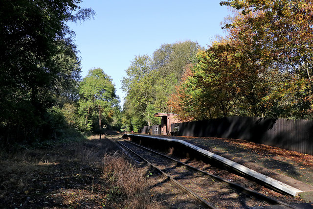 Country Park Halt near Highley in... © Roger Kidd cc-by-sa/2.0 ...