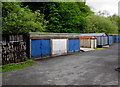 Lockup garages in Cwmgiedd, Powys