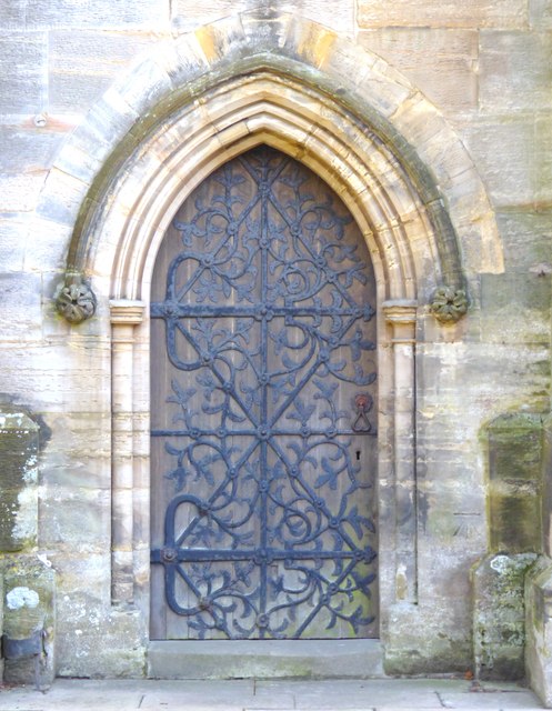 Christ Church Door in Kilndown, Kent