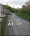 SLOW/ARAF on Heol Giedd, Cwmgiedd, Powys