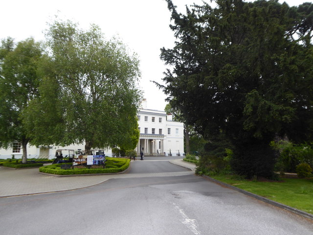 The approach from the car park to the club house of Exeter Golf & Country Club